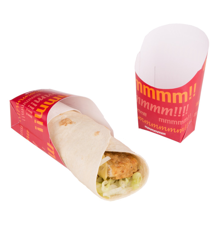 Embalagem de Cartão para Wraps 60x50x120mm (25 Uds) Embalagem de Cartão para Wraps 60x50x120mm (25 Uds)
