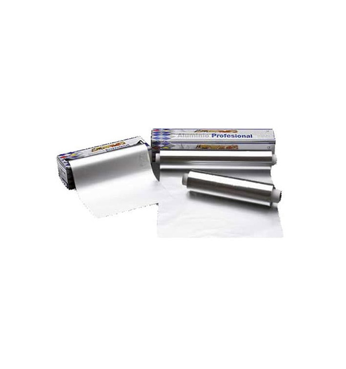 Folha Aluminio 40 cm x 300 metros 13 microns 3,1Kg (1 Ud) Folha Aluminio 40 cm x 300 metros 13 microns 3,1Kg (1 Ud)