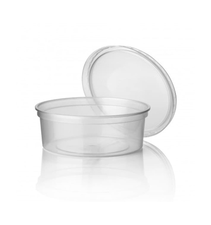 Embalagem Plastico Redondo Transp. 350ml Ø11,5cm (50 Uds) Embalagem Plastico Redondo Transp. 350ml Ø11,5cm (50 Uds)