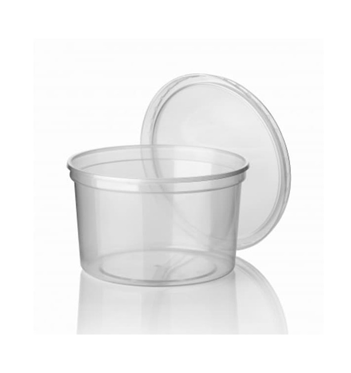 Embalagem Plastico Redondo Transp 500ml Ø11,5cm (50 Uds) Embalagem Plastico Redondo Transp 500ml Ø11,5cm (50 Uds)