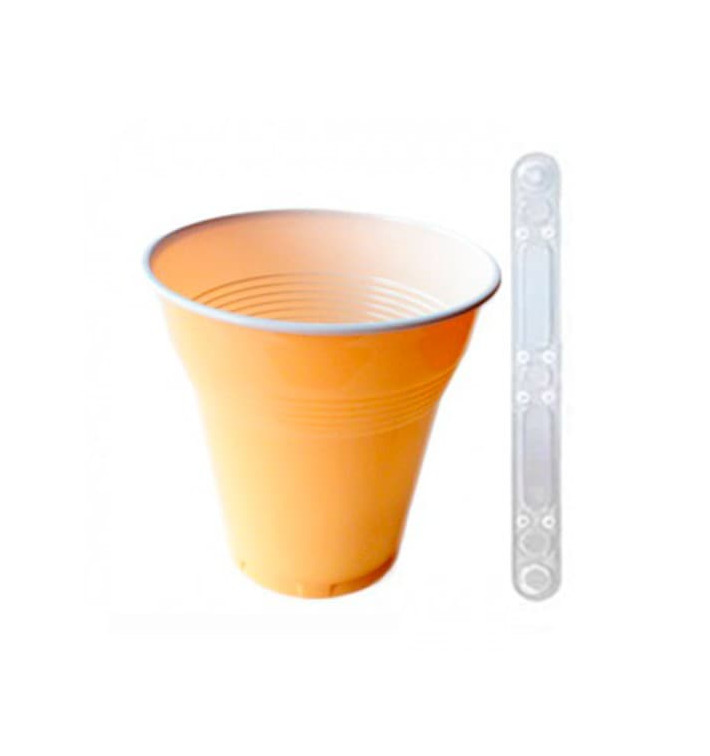 Pack Copo Vending 160ml y Palheta 90mm (6000 Uds) Pack Copo Vending 160ml y Palheta 90mm (6000 Uds)