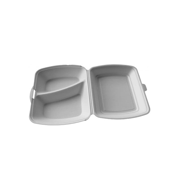 Embalagem Foam PortaMenus 2 Compartimiento (50 Uds) Embalagem Foam PortaMenus 2 Compartimiento (50 Uds)