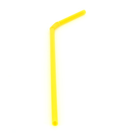 Palhina Flexíve para Bebidas Ø5mm 21cm (100 Unidades)