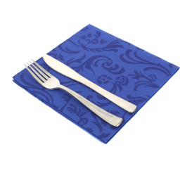 Guardanapos Damascato Airlaid Azul 40x40cm 