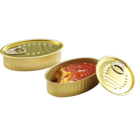 Lata de degustação Alumínio 120ml 112x70x30mm (240 Uds)