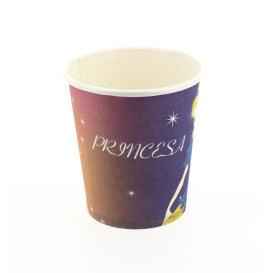 Copo Cartão Desenho Princesa 200 ml (25 Unidades)