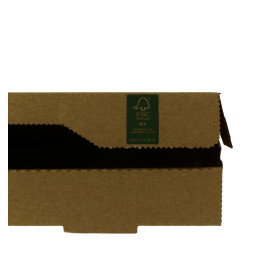 Caixa Cartão Kraft 33x33x3,5 cm (100 Unidades)