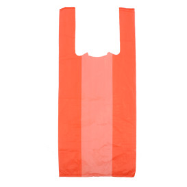 Saco Plastico Alça Vermelho 35x50cm 