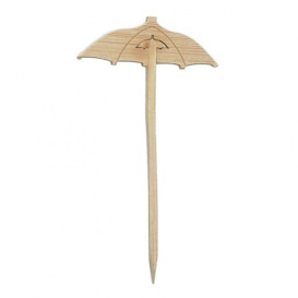 Pick Bambu Decorado Guarda-sol 90mm (100 Unidades)