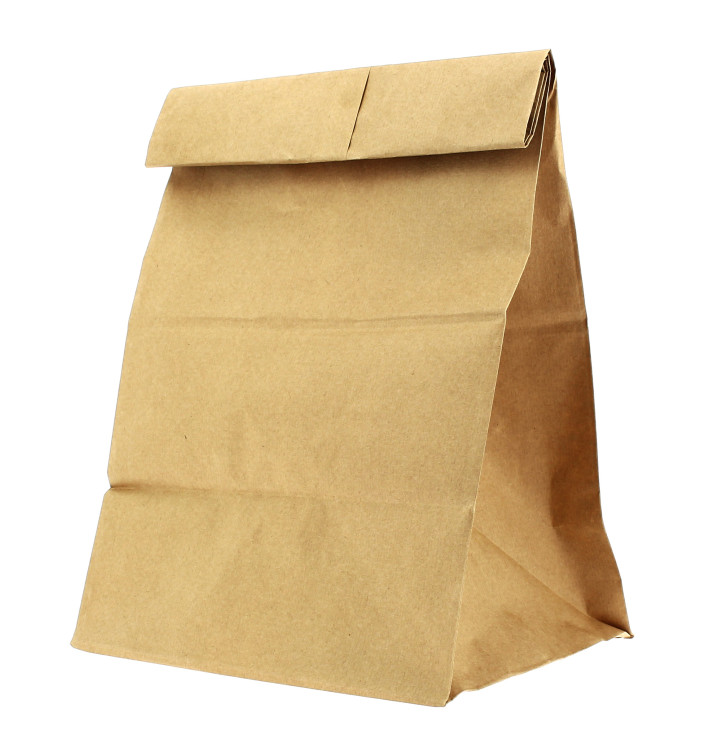 Saco de Papel Sem Asas Kraft 30+18x43cm (250 Unidades) Saco de Papel Sem Asas Kraft 30+18x43cm (250 Unidades)