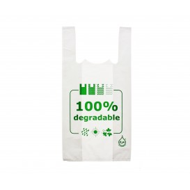 Saco Plastico Alça Degradável 100% 40x60cm (200 Uds)