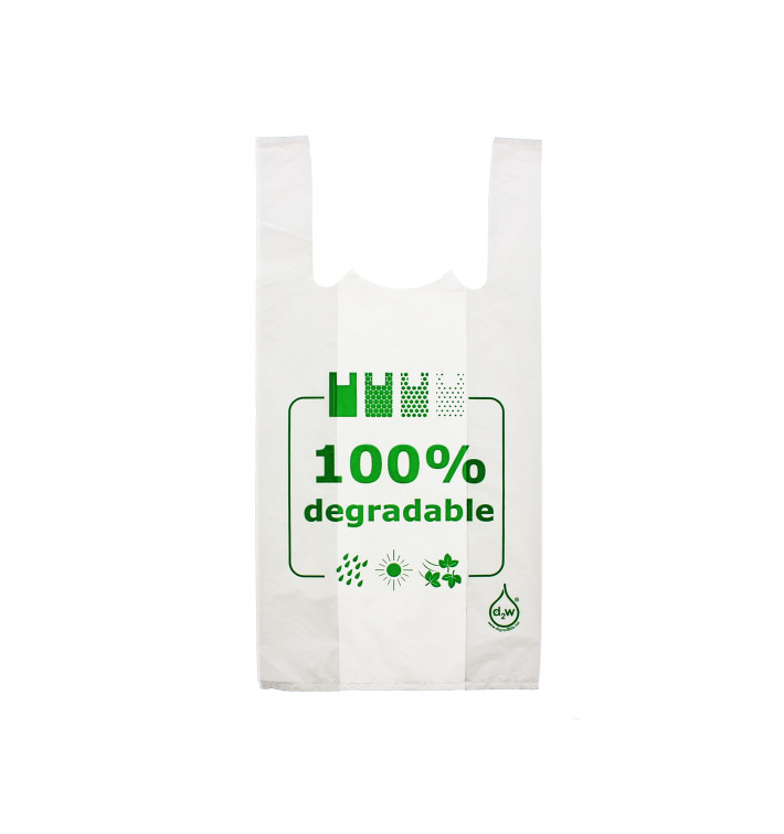 Saco Plastico Alça Degradável 100% 40x60cm Saco Plastico Alça Degradável 100% 40x60cm