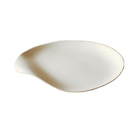Prato Wasara Branco Biodegradável Maru L 