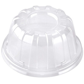 Tampa Alta Plastico Transparente 11x6cm (1000 uds)