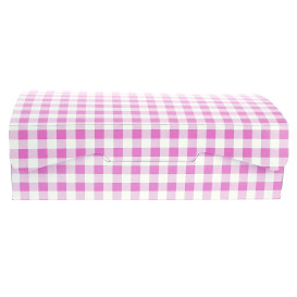 Caixa Pastelaria Rosa 17,5x11,5x4,7cm 250g (20 Uds)