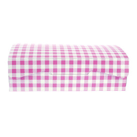 Caixa Pastelaria Rosa 18,2x13,6x5,2cm 500g (250 Uds)