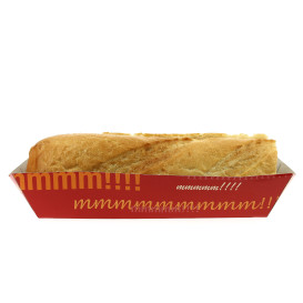 Barqueta Hot Dog 17,0x5,5x3,8cm (25 Unidades)