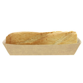 Barqueta Hot Dog Kraft 17x5,5x3,8cm (25 Unidades)