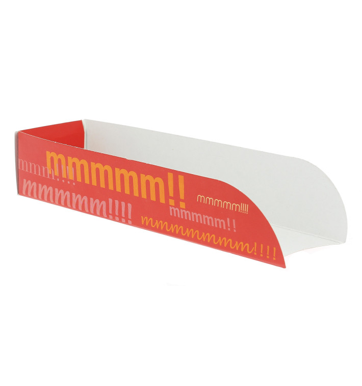 Porta Hot Dog Cartão 17x5x3,5cm Porta Hot Dog Cartão 17x5x3,5cm
