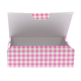 Caixa Pastelaria Rosa 17,5x11,5x4,7cm 250g (360 Uds)