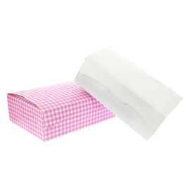Caixa Pastelaria Rosa 17,5x11,5x4,7cm 250g (20 Uds)