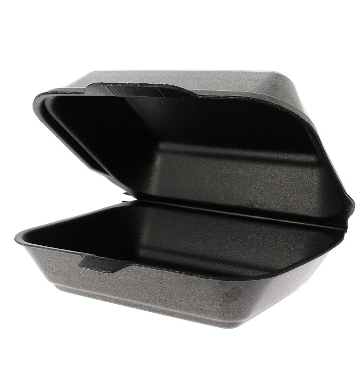 Embalagem Foam LunchBox Preto 185x155x70mm Embalagem Foam LunchBox Preto 185x155x70mm