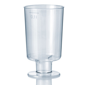 Copo Plastico Jerez com Pé PS 100ml 
