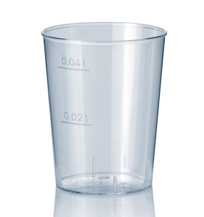 Copo Plastico Cristal Transparente PS 40ml (2000 Uds) Copo Plastico Cristal Transparente PS 40ml (2000 Uds)