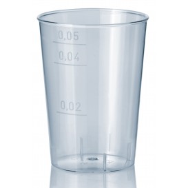 Copo Plastico Cristal Transparente PS 50ml (40 Uds)