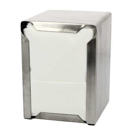 Dispensador Guardanapos Inoxidável Miniservis 17x17 (1 Ud)