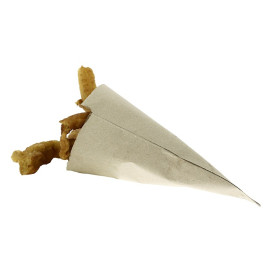 Cone de Papel Kraft 420mm 600g (1.000 Uds)