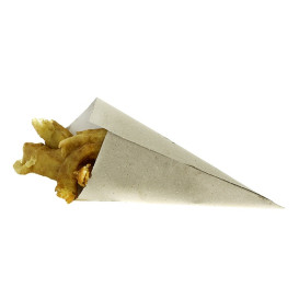 Cone de Papel Kraft 295mm 250g (200 Uds)