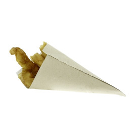 Cone de Papel Kraft 340mm 400g (1.000 Uds)