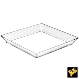 Bandeja Degustação Medium Transp. 13x13 cm (192 Uds)