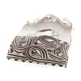 Saco de Papel Antigordura Churros 18+7x32cm (250 Uds)