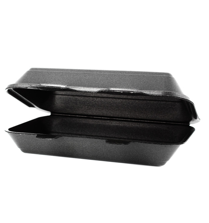 Embalagem Foam LunchBox Preto 240x155x70mm Embalagem Foam LunchBox Preto 240x155x70mm