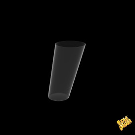 Cone Plástico Degustação Clear Transp. 75 ml (120 Uds)