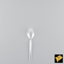 Colher Degustação Mini Spoon Transp. 100 mm (1500 Uds)