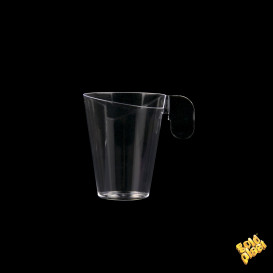 Chavena Plastico Design Transparente 72ml (12 Uds)