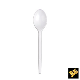 Colher de Plástico Next Branco 165 mm (1500 Unidades)