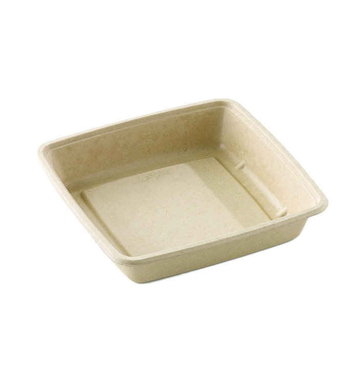 Embalagem Cana-de-açúcar 1400ml 230x230x40mm (300 Uds) Embalagem Cana-de-açúcar 1400ml 230x230x40mm (300 Uds)