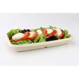 Embalagem Cana-de-açúcar 600ml 230x165x30mm (75 Uds)