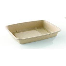 Embalagem Cana-de-açúcar 600ml 230x165x30mm (75 Uds)