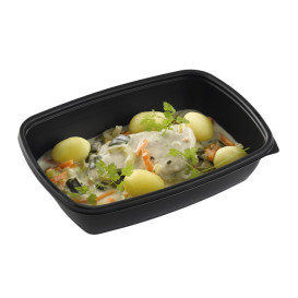 Embalagem Plástico Preto 900ml  23x16,5cm (300 Uds)