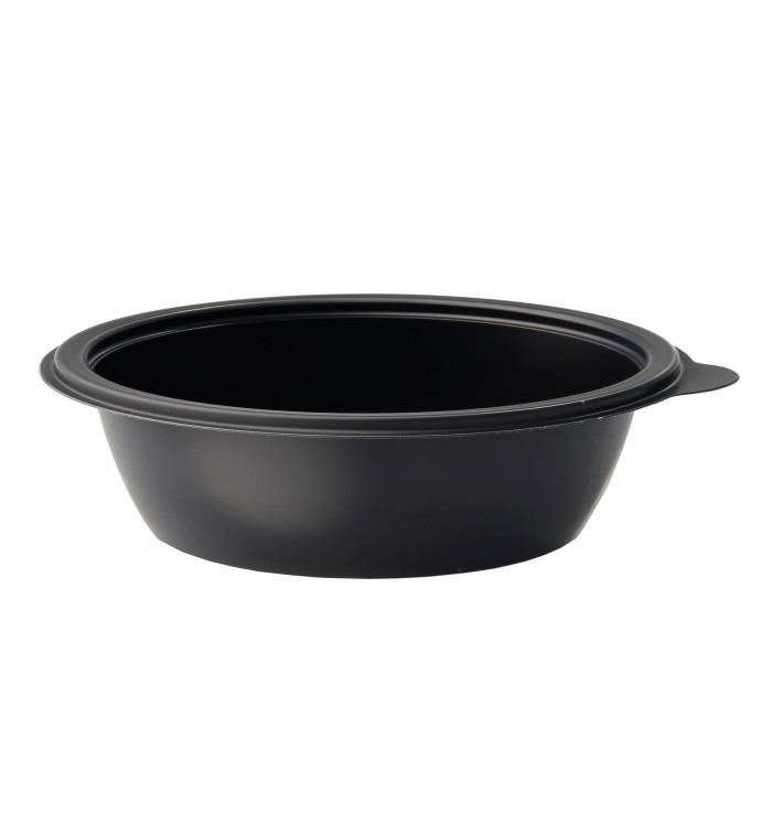Embalagem Plastico Redondo Preto 250ml Ø13cm Embalagem Plastico Redondo Preto 250ml Ø13cm
