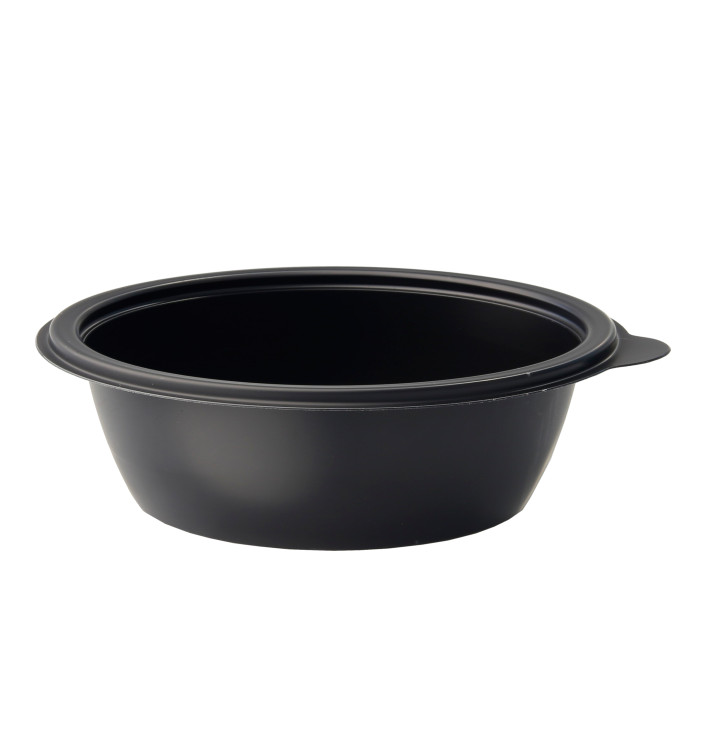 Embalagem Plastico Redondo Preto 375ml Ø13cm Embalagem Plastico Redondo Preto 375ml Ø13cm