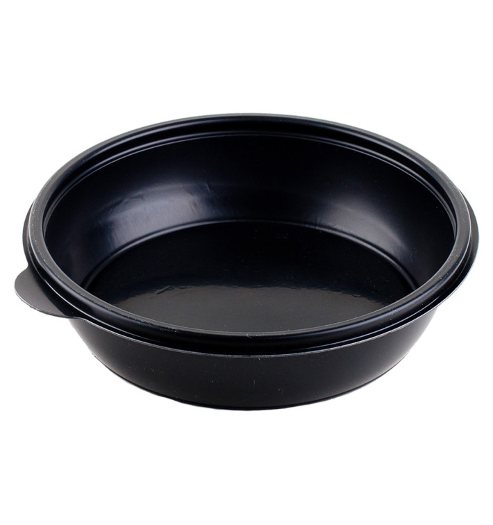Embalagem Plastico Redondo Preto 1000ml Ø23cm Embalagem Plastico Redondo Preto 1000ml Ø23cm