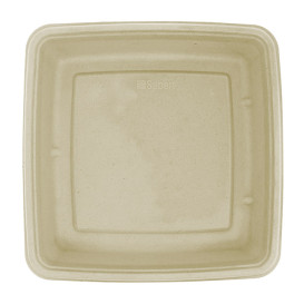 Embalagem Cana-de-açúcar 1400ml 230x230x40mm (300 Uds)