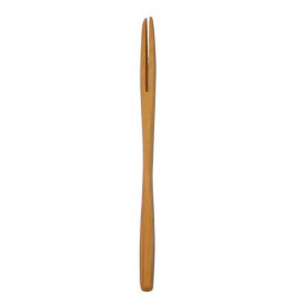 Garfo de Bambu Plano 165mm (50 Unidades)