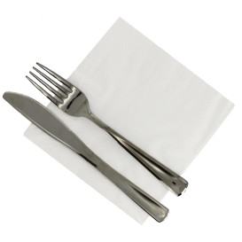 Guardanapos Papel Branco 30x30 2 Folhas (100 Uds)